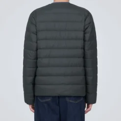 Men's Lightweight Down Collarless Jacket