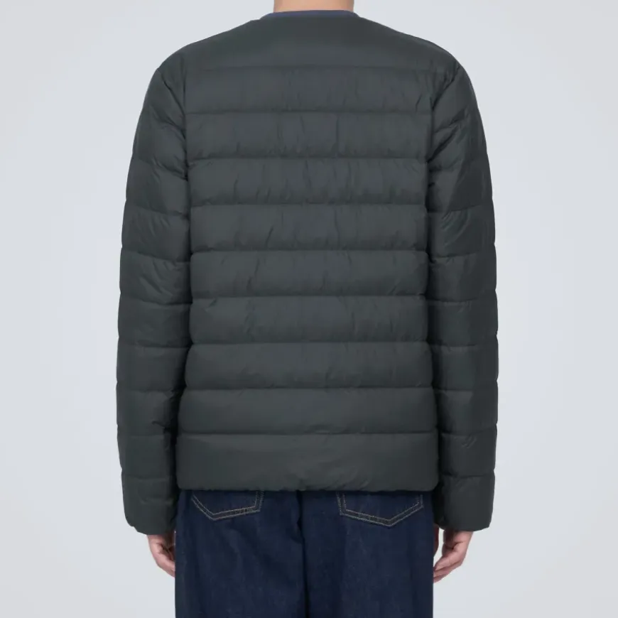 Men's Lightweight Down Collarless Jacket