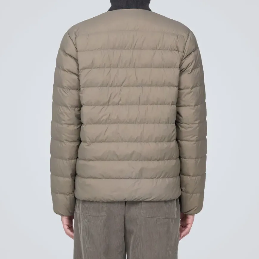 Men's Lightweight Down Collarless Jacket