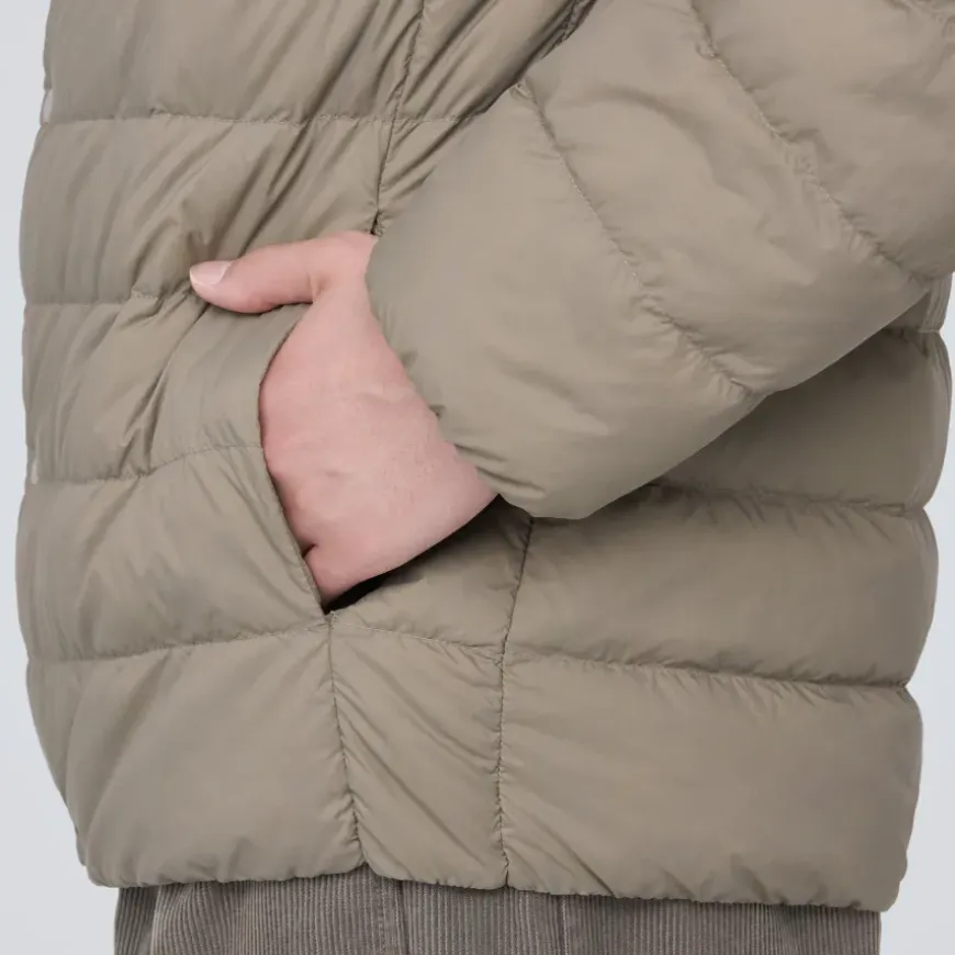 Men's Lightweight Down Collarless Jacket