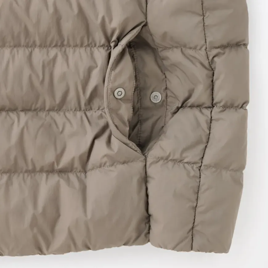 Men's Lightweight Down Collarless Jacket