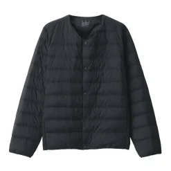 Men's Lightweight Down Collarless Jacket