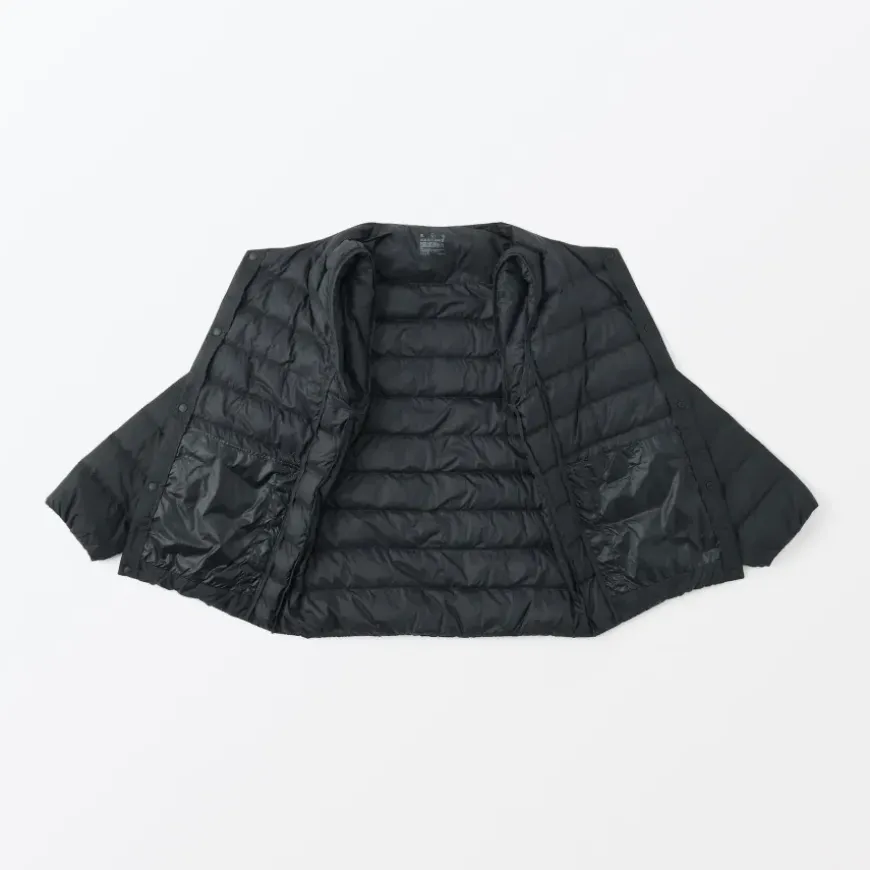 Men's Lightweight Down Collarless Jacket