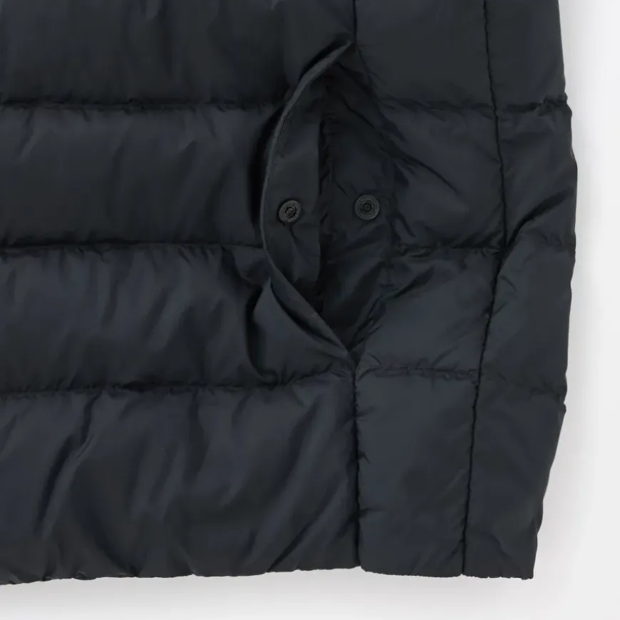 Men's Lightweight Down Collarless Jacket