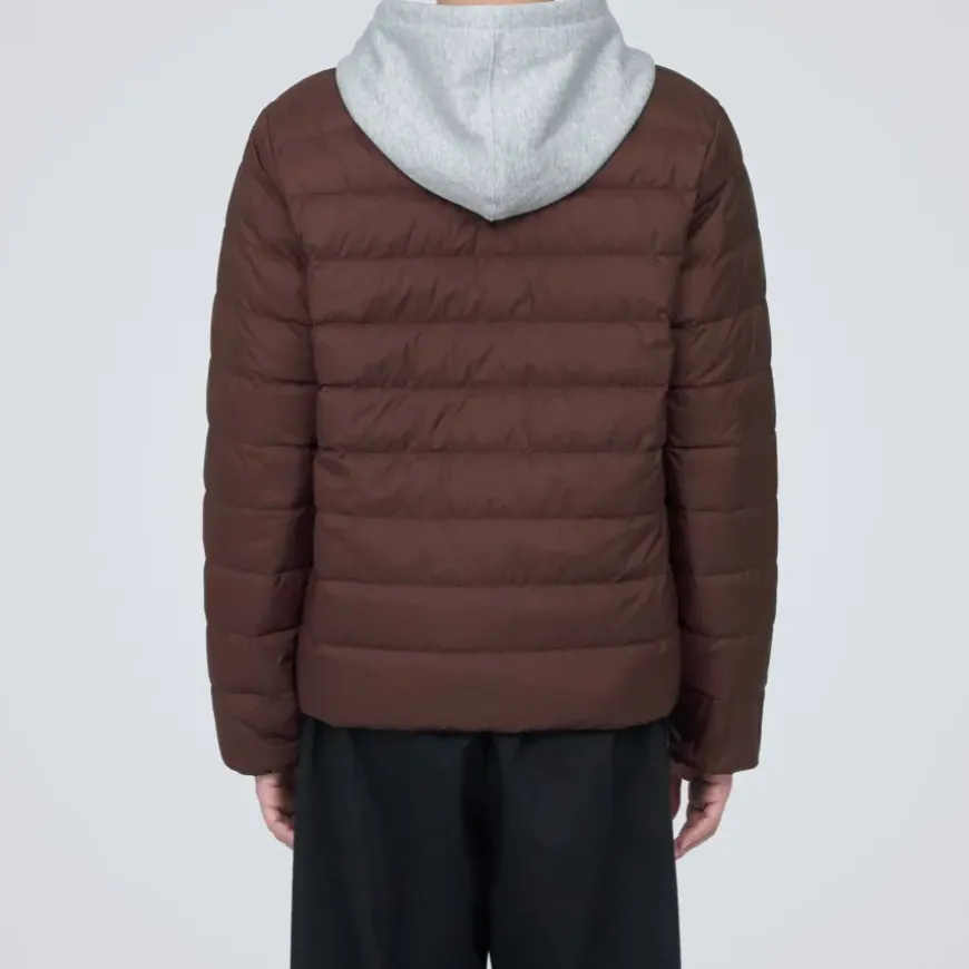 Men's Lightweight Down Collarless Jacket