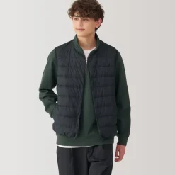 Men's Lightweight Down Collarless Vest