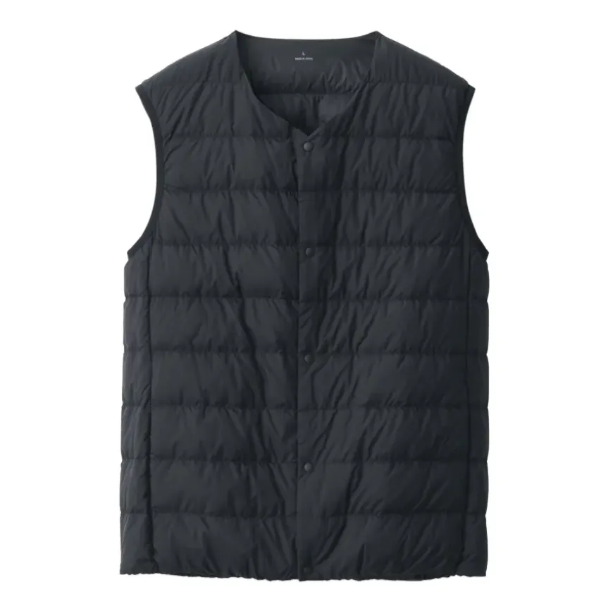 Men's Lightweight Down Collarless Vest