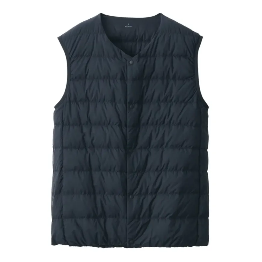 Men's Lightweight Down Collarless Vest