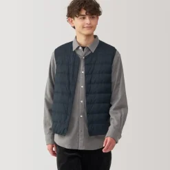 Men's Lightweight Down Collarless Vest