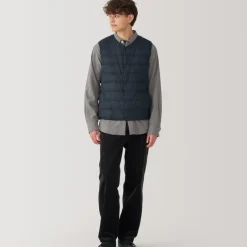 Men's Lightweight Down Collarless Vest