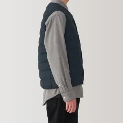 Men's Lightweight Down Collarless Vest