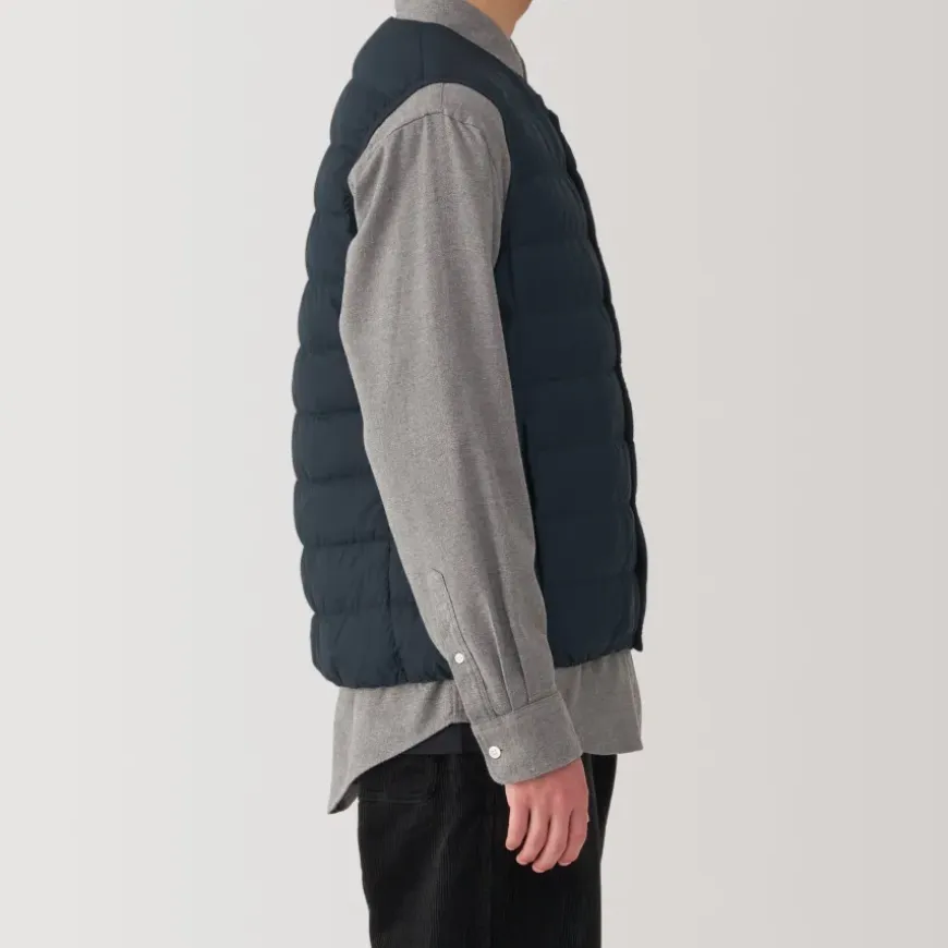 Men's Lightweight Down Collarless Vest
