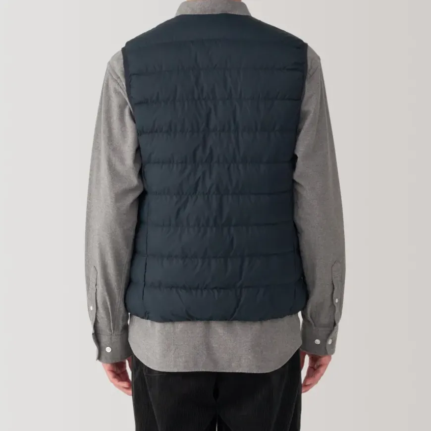 Men's Lightweight Down Collarless Vest