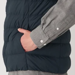 Men's Lightweight Down Collarless Vest