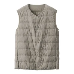 Men's Lightweight Down Collarless Vest