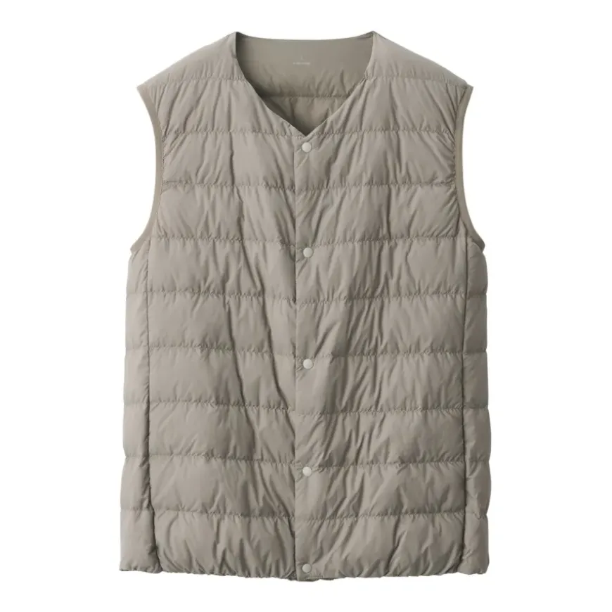 Men's Lightweight Down Collarless Vest