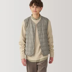 Men's Lightweight Down Collarless Vest