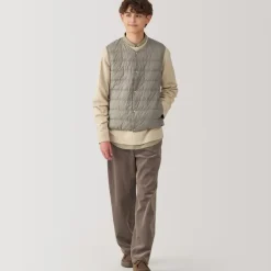 Men's Lightweight Down Collarless Vest
