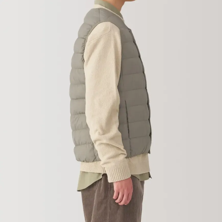 Men's Lightweight Down Collarless Vest