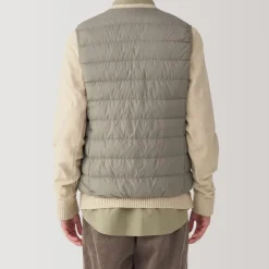 Men's Lightweight Down Collarless Vest