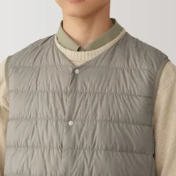 Men's Lightweight Down Collarless Vest