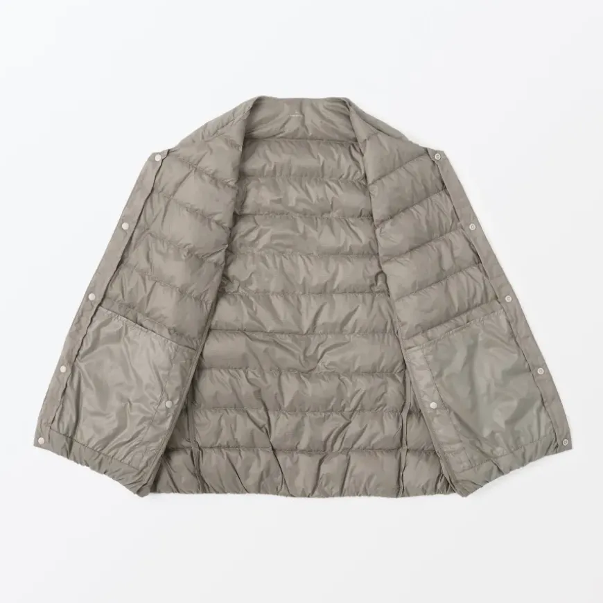 Men's Lightweight Down Collarless Vest