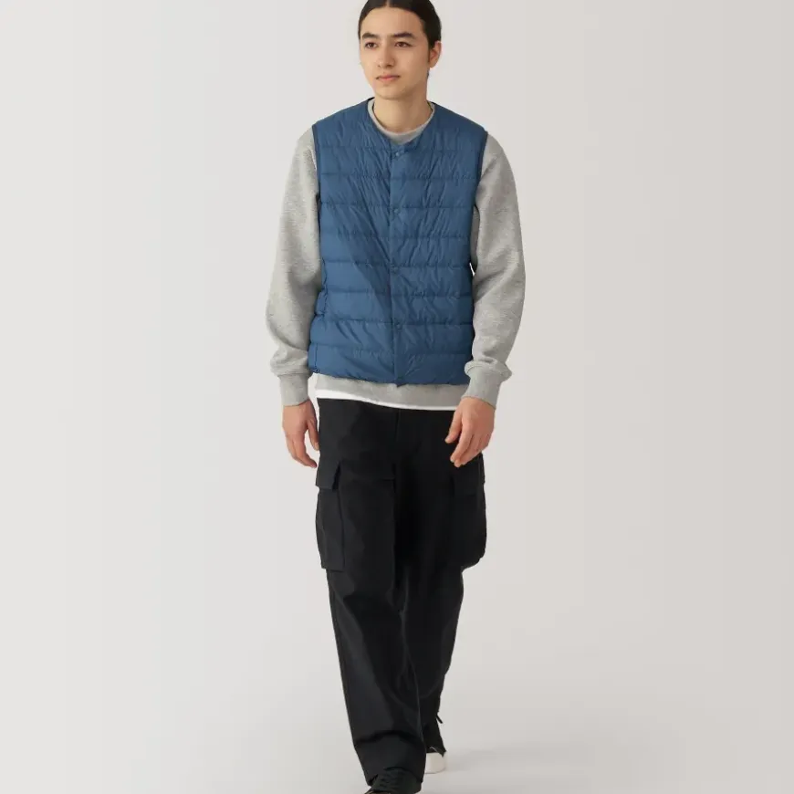 Men's Lightweight Down Collarless Vest