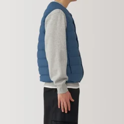 Men's Lightweight Down Collarless Vest