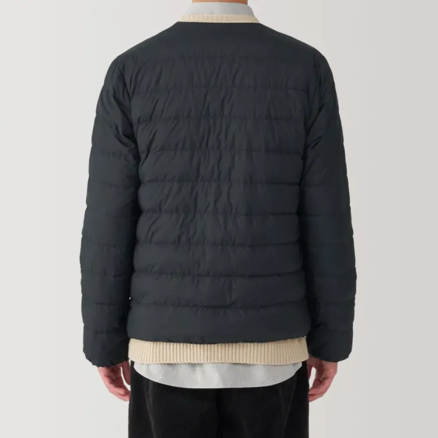 Men's Lightweight Down Collarless Jacket