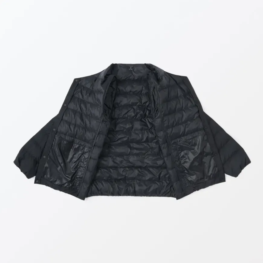 Men's Lightweight Down Collarless Jacket