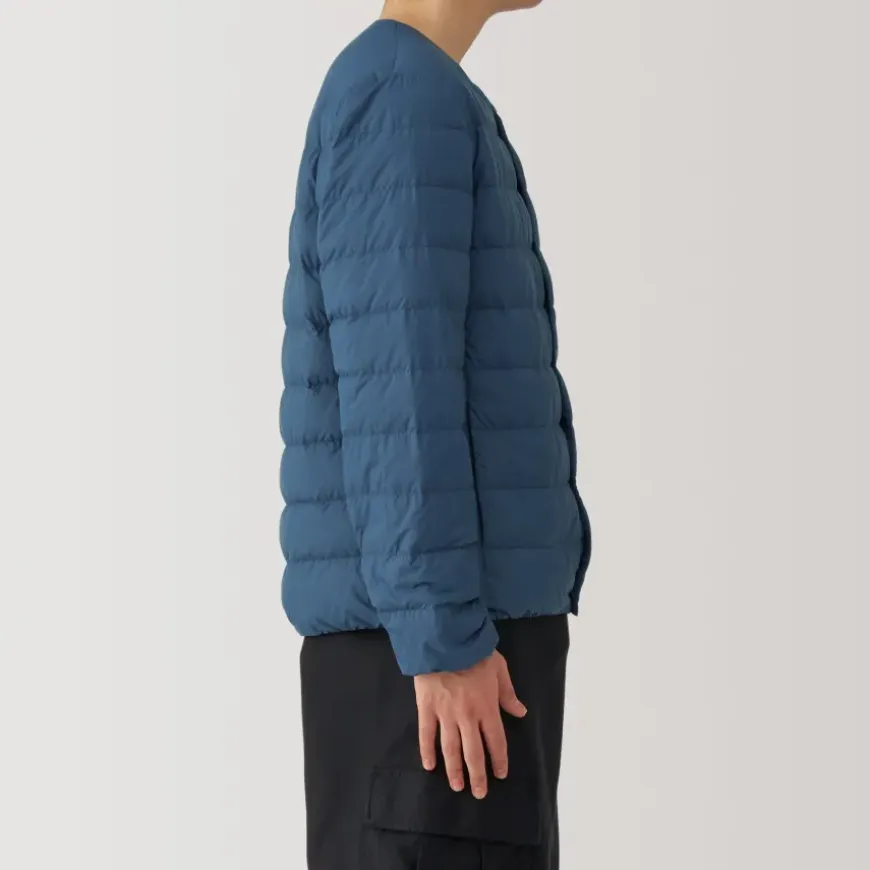 Men's Lightweight Down Collarless Jacket
