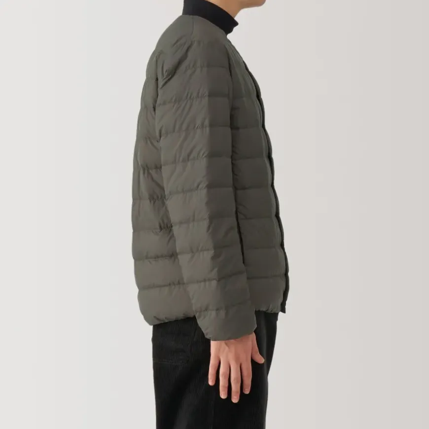 Men's Lightweight Down Collarless Jacket