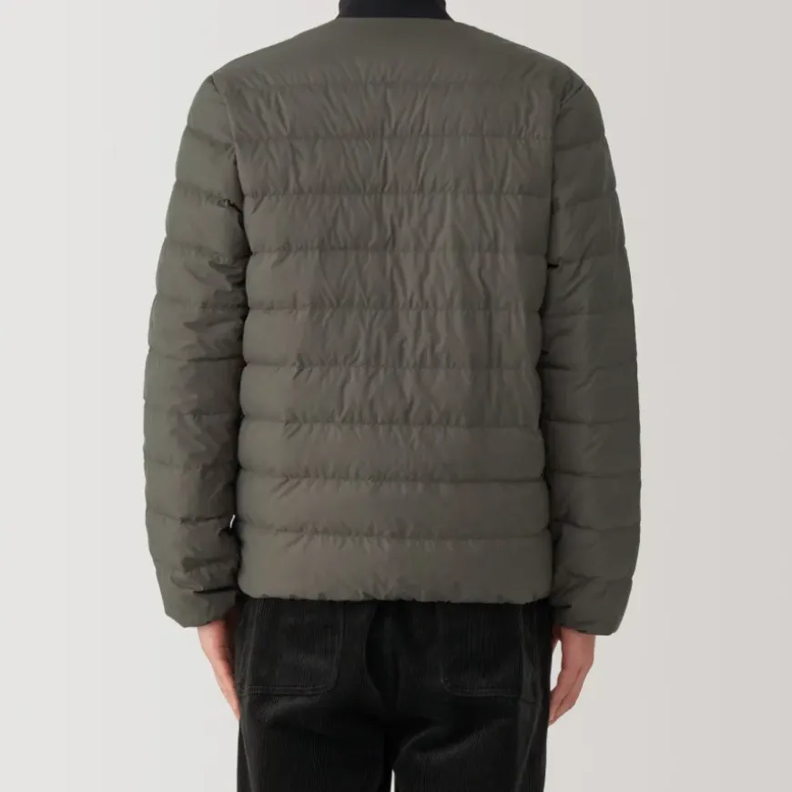 Men's Lightweight Down Collarless Jacket