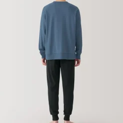 Men's Loose-Twist Sweatshirt Loungewear Set