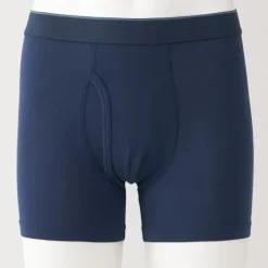 Men's Lyocell Blend Front Open Boxer Briefs