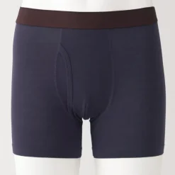 Men's Lyocell Blend Front Open Boxer Briefs