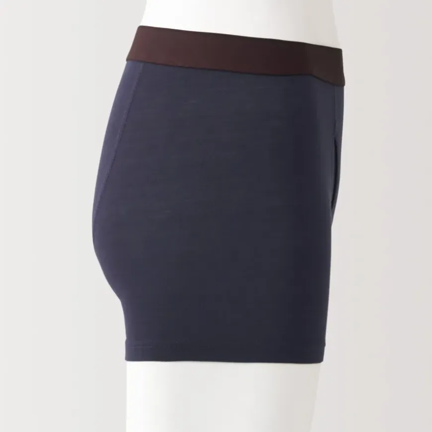 Men's Lyocell Blend Front Open Boxer Briefs