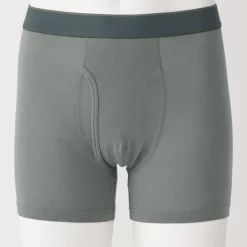 Men's Lyocell Blend Front Open Boxer Briefs