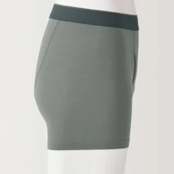 Men's Lyocell Blend Front Open Boxer Briefs