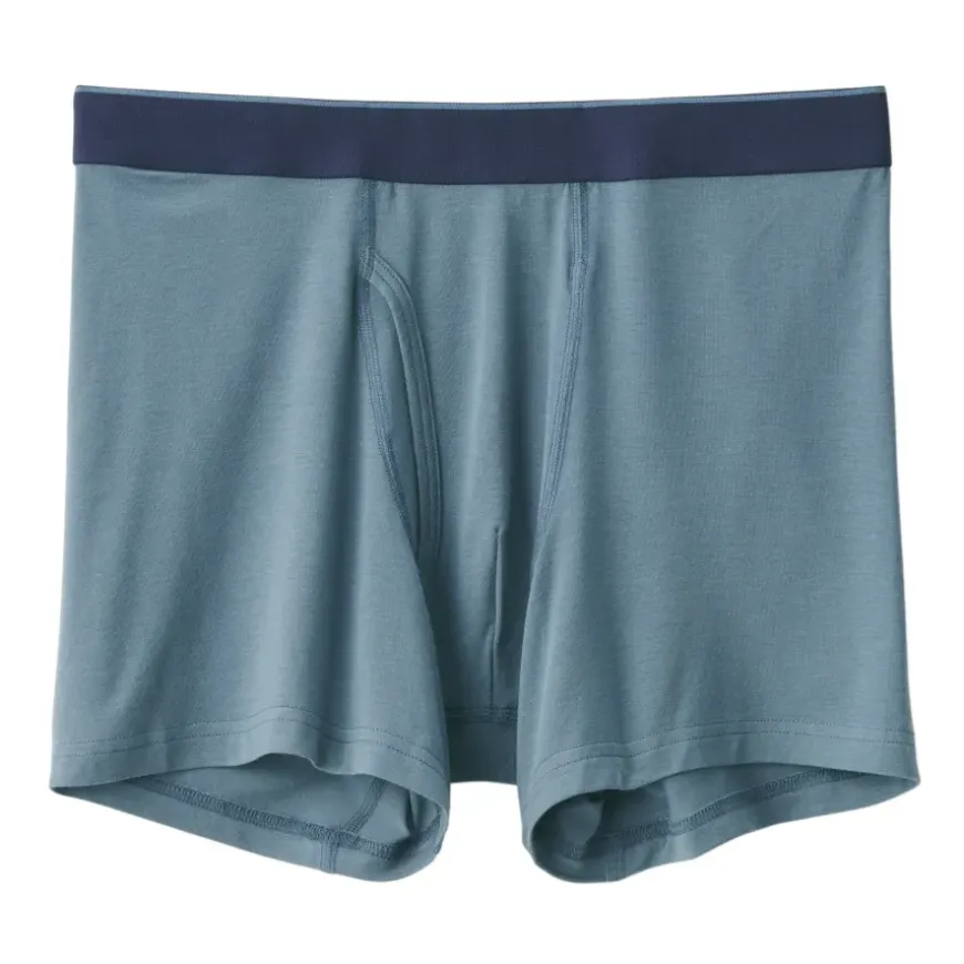 Men's Lyocell Blend Front Open Boxer Briefs
