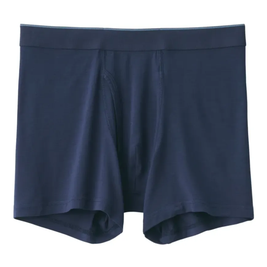 Men's Lyocell Blend Front Open Boxer Briefs