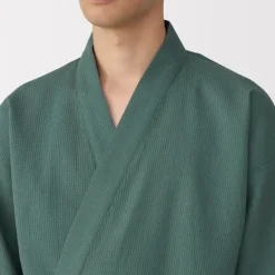 Men's Lyocell Blend Waffle Weave Jinbei Loungewear Set