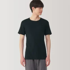 Men's Moisture-Wicking Cotton Crew Neck Short Sleeve T-Shirt