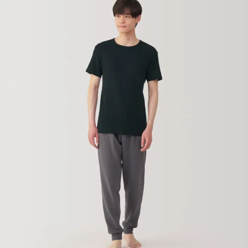 Men's Moisture-Wicking Cotton Crew Neck Short Sleeve T-Shirt