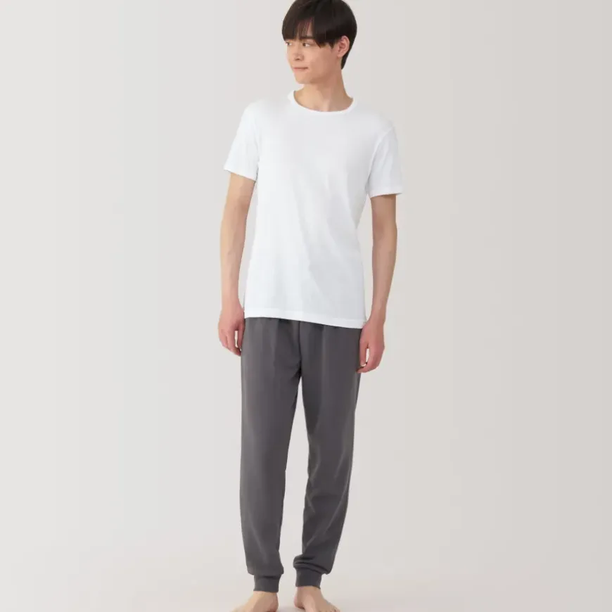 Men's Moisture-Wicking Cotton Crew Neck Short Sleeve T-Shirt
