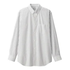 Men's Non-Iron Button Down Striped Shirt