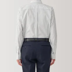 Men's Non-Iron Button Down Striped Shirt