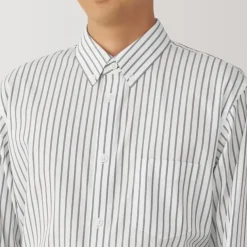 Men's Non-Iron Button Down Striped Shirt