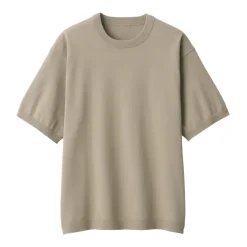 Men's Quick Dry Crew Neck Short Sleeve Knit T-Shirt