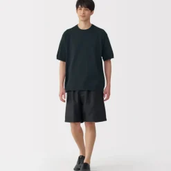 Men's Quick Dry Crew Neck Short Sleeve Knit T-Shirt
